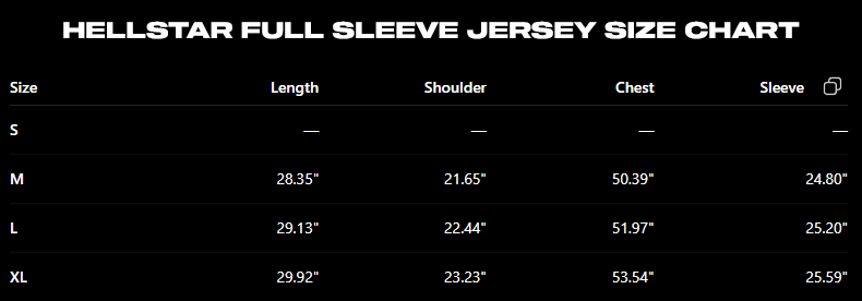 Hellstar Full Sleeve Jersey 001