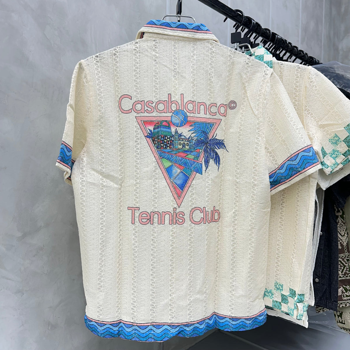 See-through Beach shirt (CASABLANCA) 003