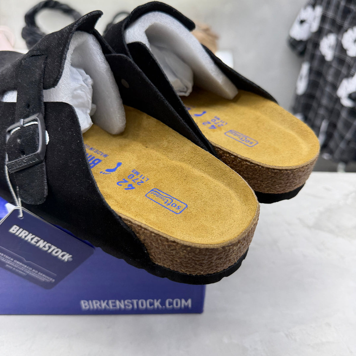 Birkenstock Boston Soft Footbed Clogs "Black"