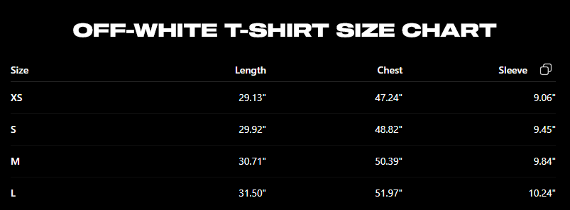 Off-white T-shirt 001 (XS FITS UPTO XL)