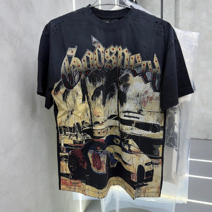 China Imported High Quality Streetwear In Bangladesh. 250 GSM 100% cotton, Heavyweight Oversized / Baggy T-shirt. Puff Printed Logo. 