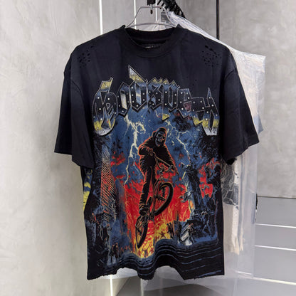 China Imported High Quality Streetwear In Bangladesh. 250 GSM 100% cotton, Heavyweight Oversized / Baggy T-shirt. Puff Printed Logo. 