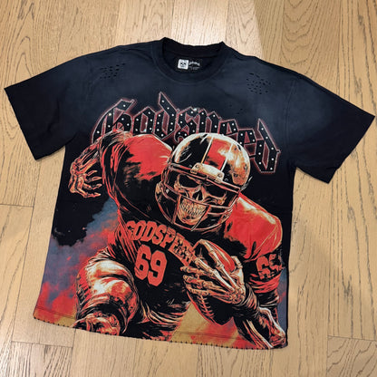 China Imported High Quality Streetwear In Bangladesh. 250 GSM 100% cotton, Heavyweight Oversized / Baggy T-shirt. Puff Printed Logo. 