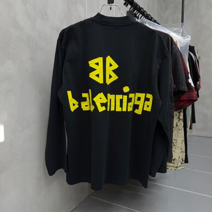 Balenciaga Full Sleeve T-shirt 001 (XS FITS UPTO XL)