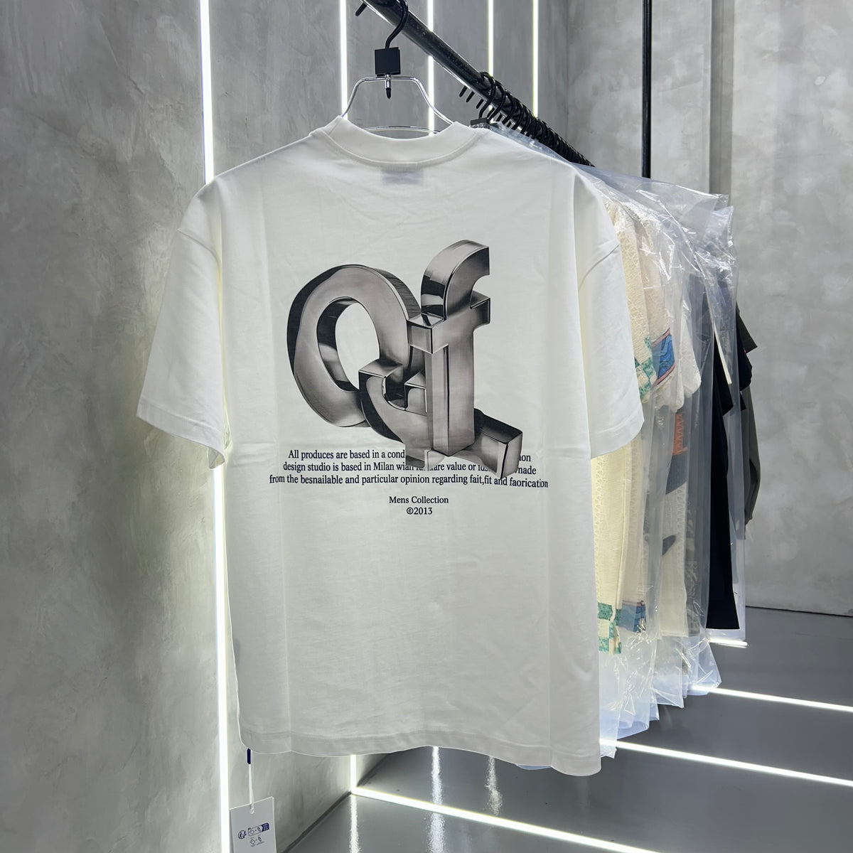 Off-white T-shirt (XS FITS UPTO XL)