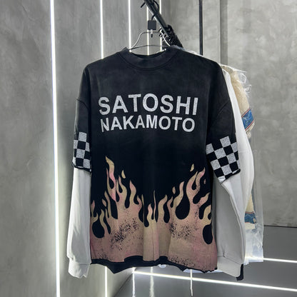 Satoshi Nakamoto Full Sleeve T-shirt
