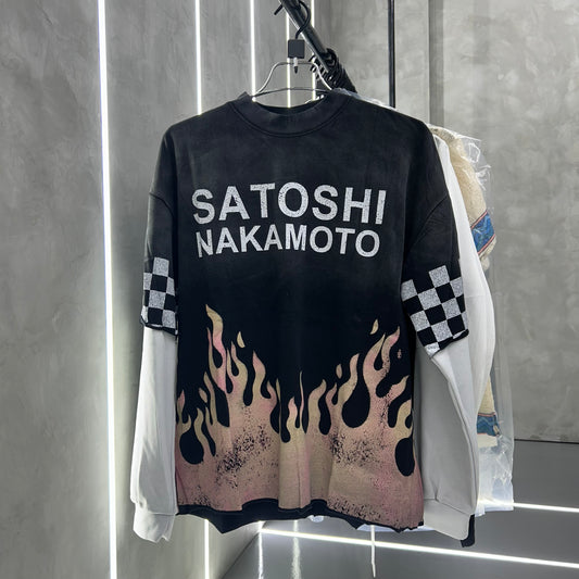 Satoshi Nakamoto Full Sleeve T-shirt