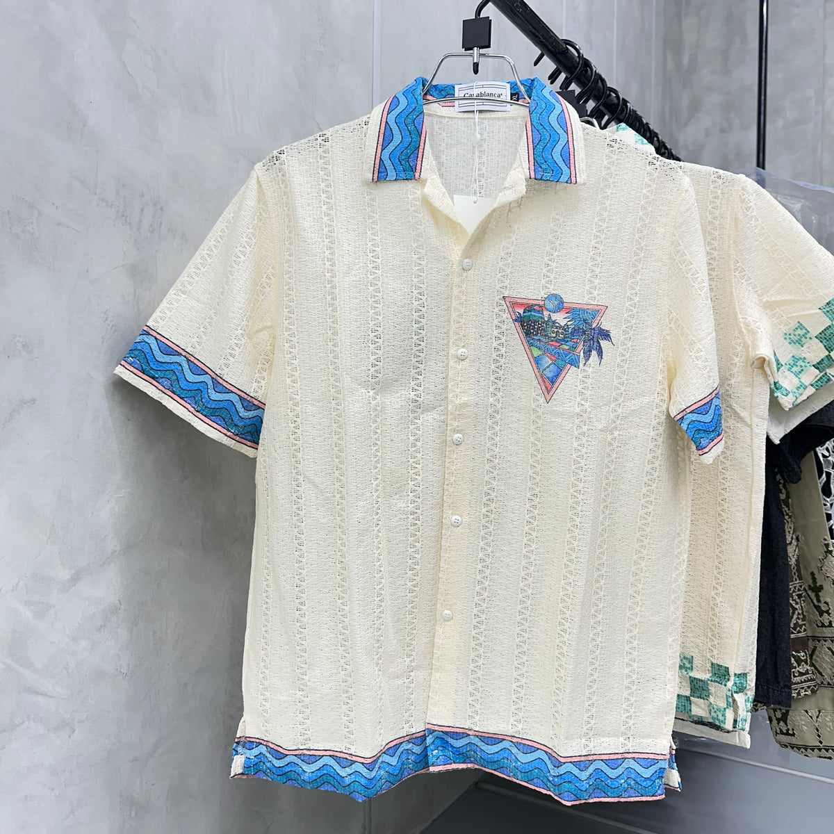 See-through Beach shirt (CASABLANCA)  003