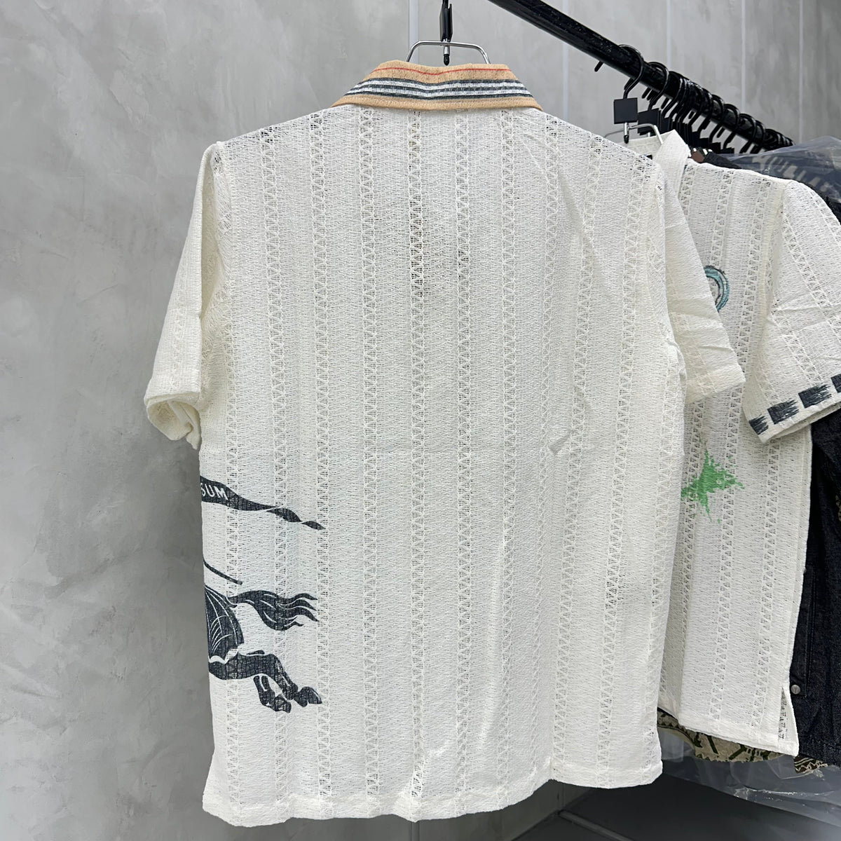 See-through Beach shirt (BURBERRY) 002