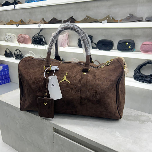 Jordan Brown Monogram Duffel Bag — 25L
