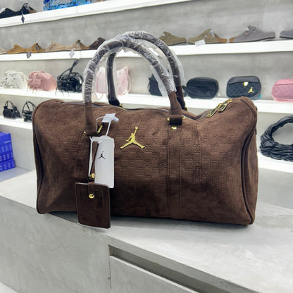 Jordan Brown Monogram Duffel Bag — 25L