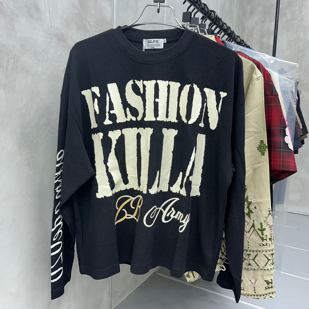 GLFS Waffle T-shirt Full-Sleeve 001