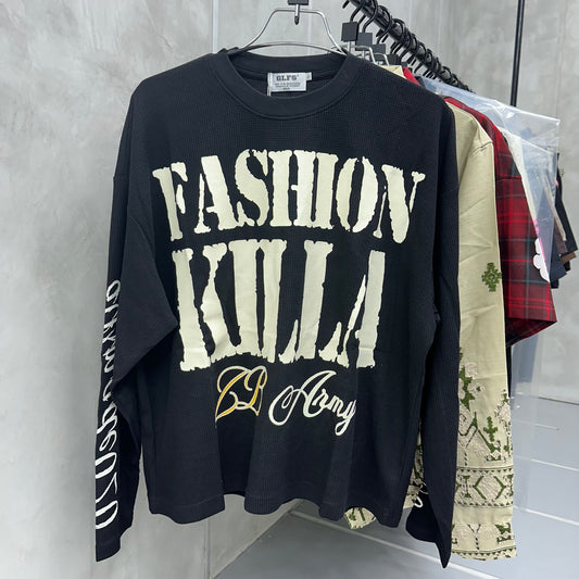GLFS Waffle T-shirt Full-Sleeve 001