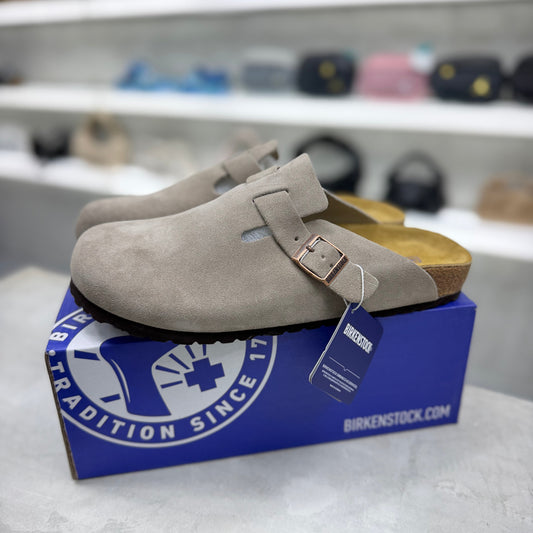 Birkenstock Boston Soft Footbed Clogs "Gray"