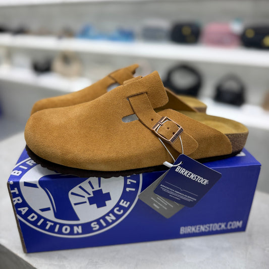 Birkenstock Boston Soft Footbed Clogs "Mink"