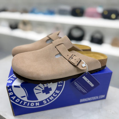 Birkenstock Boston Soft Footbed Clogs "Mud"