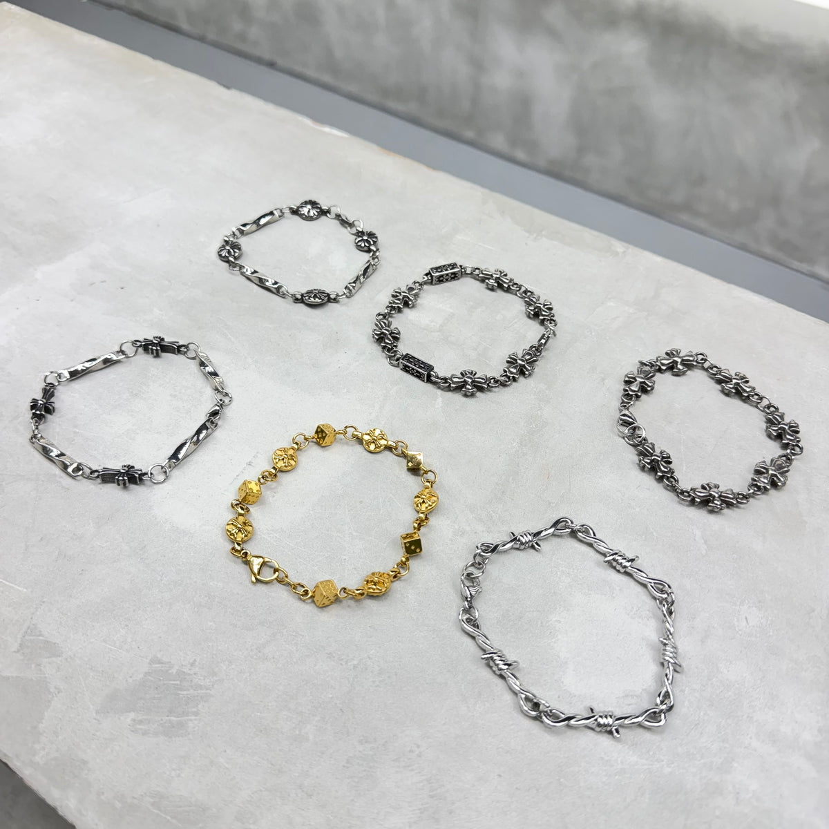 Chrome Hearts & Y2K Stainless Steel Bracelet