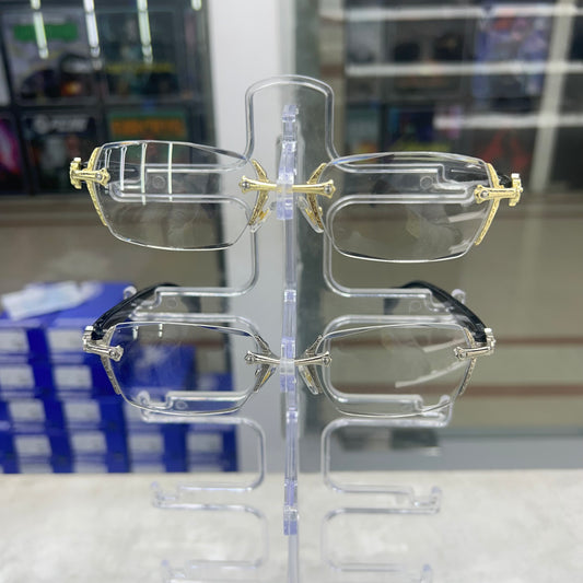 Chrome Hearts Y2K Rimless Glasses