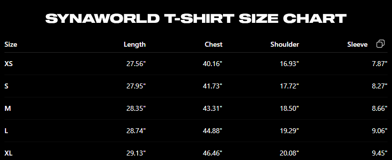 Synaworld Central Cee's merch T-shirt 007