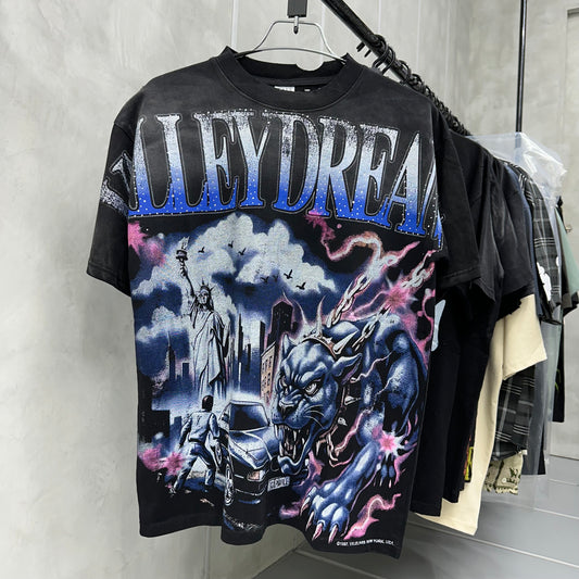 China Imported High Quality Streetwear In Bangladesh. 300 GSM 100% cotton, Heavyweight Oversized / Baggy T-shirt. Puff Printed Logo. 