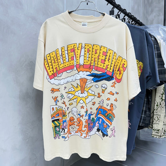 China Imported High Quality Streetwear In Bangladesh. 300 GSM 100% cotton, Heavyweight Oversized / Baggy T-shirt. Puff Printed Logo. 