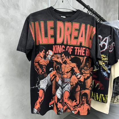China Imported High Quality Streetwear In Bangladesh. 300 GSM 100% cotton, Heavyweight Oversized / Baggy T-shirt. Puff Printed Logo. 