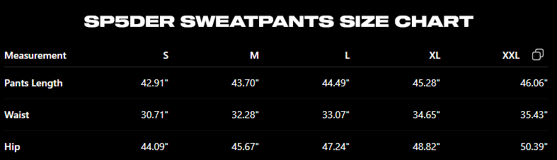 Sp5der Sweatpants 001